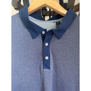 ADIDAS GOLF Men's HEAT.RDY Short Sleeve Polo Shirt Tech Purple Navy 2XL XXL